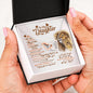 To My Daughter - Carry You In My Heart - Interlocking Hearts Necklace - Celeste Jewel