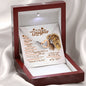 To My Daughter - Carry You In My Heart - Interlocking Hearts Necklace - Celeste Jewel