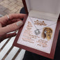 To My Daughter - Carry You In My Heart - Love Knot Necklace - Celeste Jewel