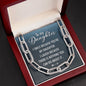 To My Daughter - I Smile - Forever Linked Necklace - Celeste Jewel