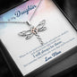 To My Daughter - I Will Always Be There - Dragonfly Necklace - Celeste Jewel
