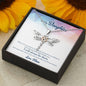 To My Daughter - I Will Always Be There - Dragonfly Necklace - Celeste Jewel