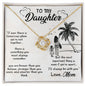 To My Daughter - I'll Always Be With You - Love Knot Necklace - Celeste Jewel
