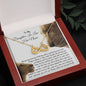 To My Daughter-In-Law - You Are A Blessing - Infinity Necklace - Celeste Jewel