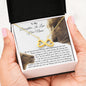 To My Daughter-In-Law - You Are A Blessing - Infinity Necklace - Celeste Jewel