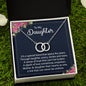 To My Daughter - It's A Special Bond - Perfect Pair Necklace - Celeste Jewel