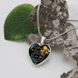 To My Daughter -Most Beautiful Thing - Luxury Graphic Heart Necklace - Celeste Jewel