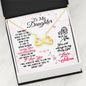 To My Daughter - My Baby Girl - Infinity Necklace - Celeste Jewel