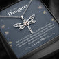To My Daughter - My Pride And Joy - Dragonfly Necklace - Celeste Jewel