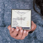 To My Daughter - Sometimes - Dragonfly Necklace - Celeste Jewel