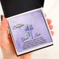 To My Daughter - Spiritual Gift For Her - Faith Cross Necklace - Celeste Jewel