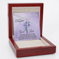To My Daughter - Spiritual Gift For Her - Faith Cross Necklace - Celeste Jewel