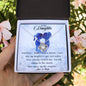 To My Daughter - When I Need A Miracle - Love Knot Necklace - Celeste Jewel