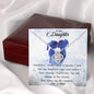 To My Daughter - When I Need A Miracle - Love Knot Necklace - Celeste Jewel