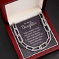 To My Daughter - Your Mother Loves You - Forever Linked Necklace - Celeste Jewel