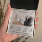 To My Fiancee - More Than A Simple Word - Love Knot Necklace - Celeste Jewel