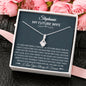To My Future Wife - How Special You Are - Sparkling Radiance Necklace - Celeste Jewel