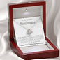 To My Gorgeous Soulmate - Last Everything - Love Knot Necklace - Celeste Jewel