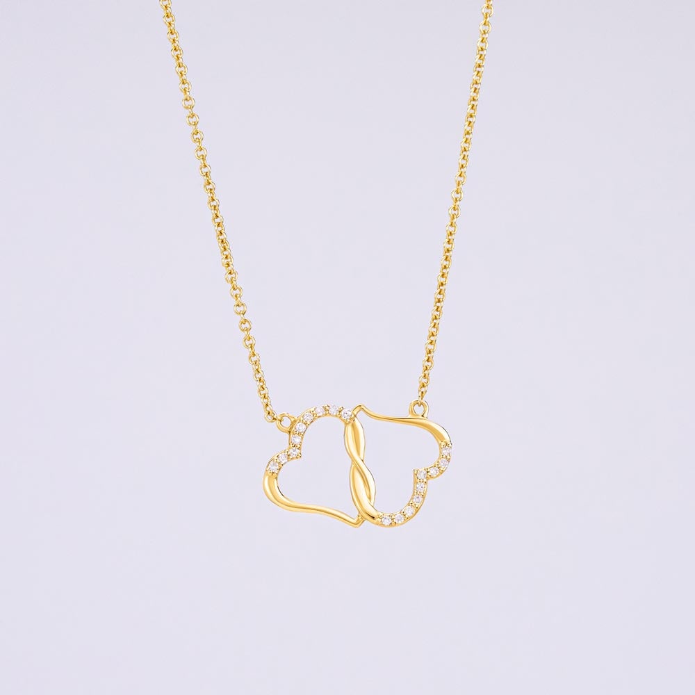 To My Gorgeous Wife - Meeting You Was Fate - Everlasting Love Necklace - Celeste Jewel