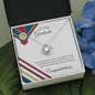 To My Graduate Gift - All The Best - Love Knot Necklace - Celeste Jewel