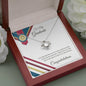 To My Graduate Gift - All The Best - Love Knot Necklace - Celeste Jewel