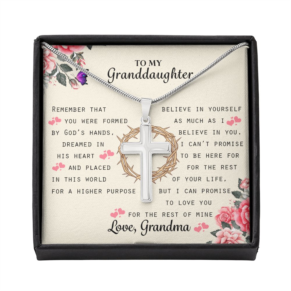To My Granddaughter - A Higher Purpose - Cross Necklace - Celeste Jewel