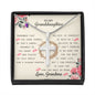 To My Granddaughter - A Higher Purpose - Cross Necklace - Celeste Jewel