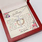 To My Granddaughter - A Higher Purpose - Cubic Zirconia Cross Necklace - Celeste Jewel
