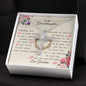 To My Granddaughter - A Higher Purpose - Cubic Zirconia Cross Necklace - Celeste Jewel