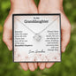 To My Granddaughter - Beautiful Chapter - Love Knot Necklace - Celeste Jewel
