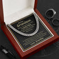 To My Grandson (From Grandma) - Always Remember - Cuban Link Chain Necklace - Celeste Jewel