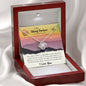 To My Hiking Partner And Amazing Wife - Love Knot Necklace - Celeste Jewel