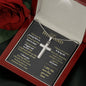 To My Husband - More Than You Ever Know - Personalized Cross Necklace - Celeste Jewel