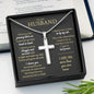To My Husband - More Than You Ever Know - Personalized Cross Necklace - Celeste Jewel