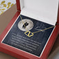 To My Love - Fell In Love In The Rain - Everlasting Love Necklace - Celeste Jewel