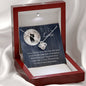 To My Love - Fell In Love In The Rain - Love Knot Necklace - Celeste Jewel