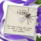 To My Love - Spiders - Love Knot Necklace - Celeste Jewel
