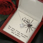 To My Love - Spiders - Love Knot Necklace - Celeste Jewel
