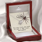To My Love - Spiders - Love Knot Necklace - Celeste Jewel