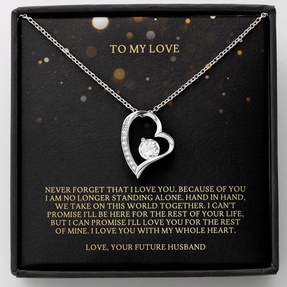 To My Love - Take On This World Together - Eternal Love Necklace - Celeste Jewel