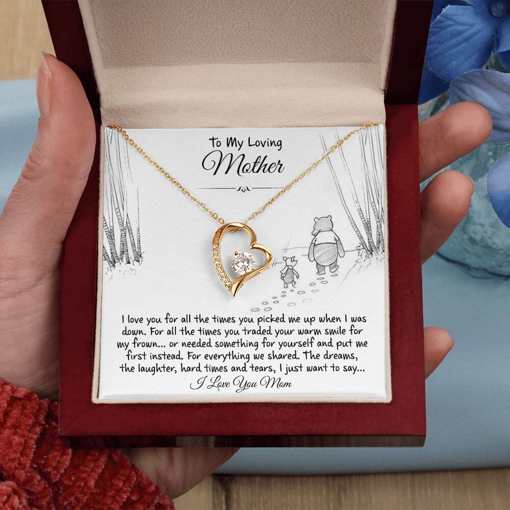 To My Loving Mother - For All The Times - Eternal Love Necklace - Celeste Jewel