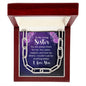 To My Loving Sister - Always There For Me - Forever Linked Necklace - Celeste Jewel