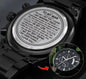To My Man - My Missing Piece - Black Chronograph Watch - Celeste Jewel