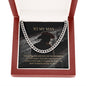 To My Man - The Backbone - Cuban Link Chain Necklace - Celeste Jewel