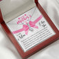 To My Mom - Every Chance I Get - Sparkling Radiance Necklace - Celeste Jewel