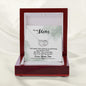 To My Mom - Gift From Son - Perfect Pair Necklace - Celeste Jewel