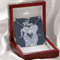 To My Mom - Sometimes It's Hard - Love Knot Necklace - Celeste Jewel