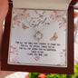 To My Mom - Words That Go Unspoken - Love Knot Necklace - Celeste Jewel