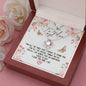 To My Mom - Words That Go Unspoken - Love Knot Necklace - Celeste Jewel