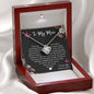To My Mom - You Are The World - Love Knot Necklace - Celeste Jewel
